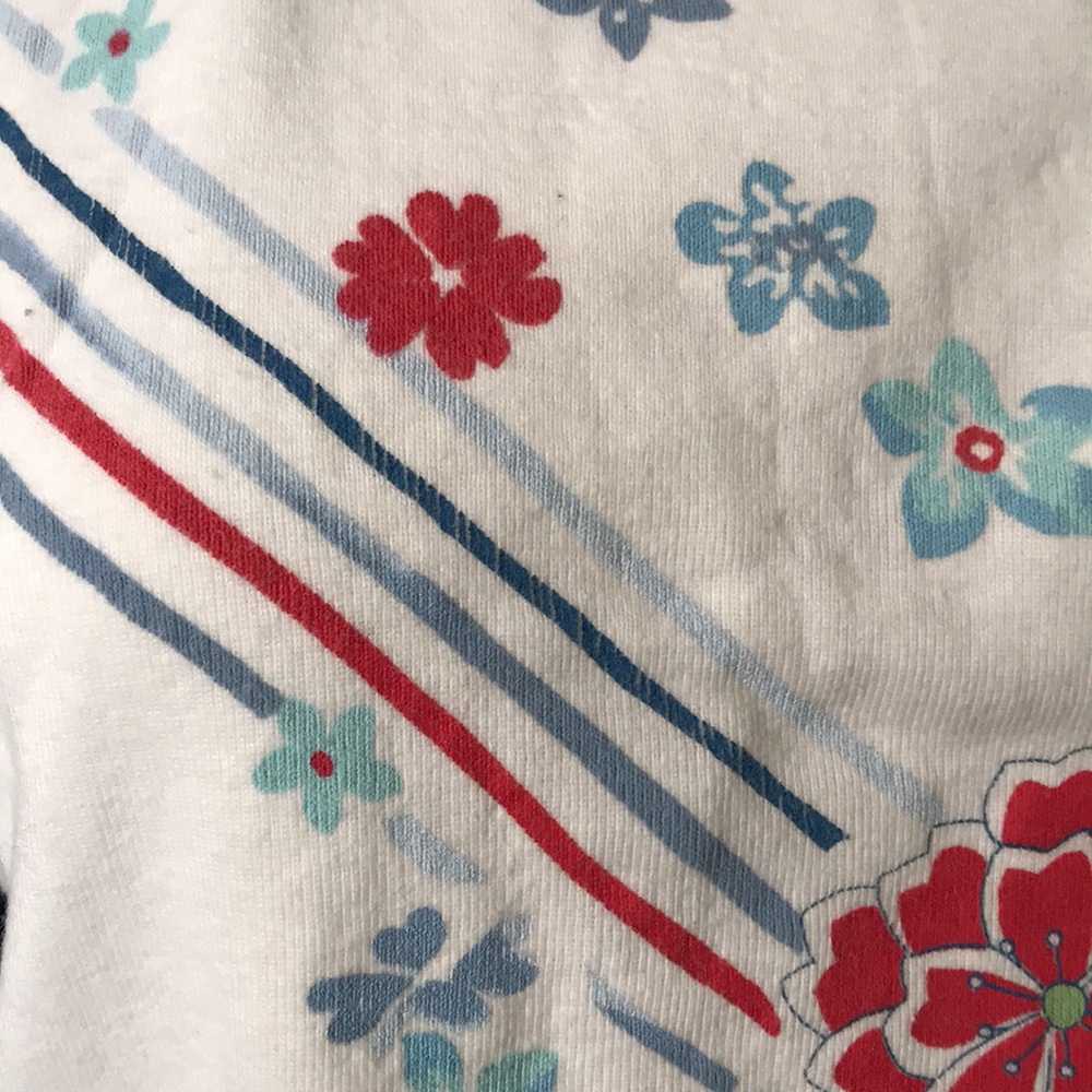 Vintage Esprit Y2K Floral Print Baby Tee - Picture 4 of 7